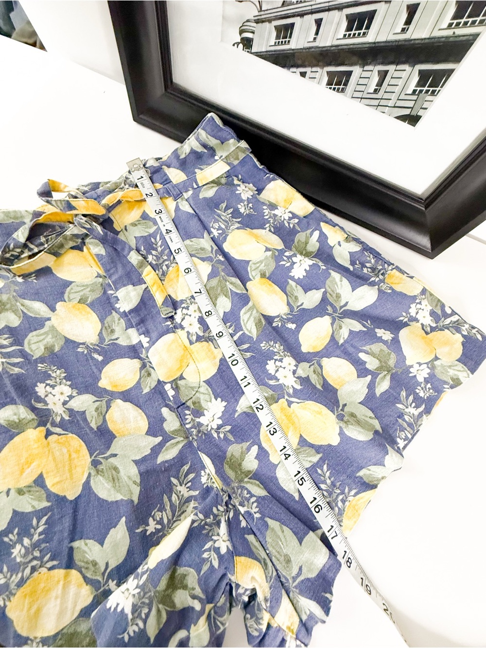 Abercrombie & Fitch Lemon Print Skort Size L - Picture 6 of 7